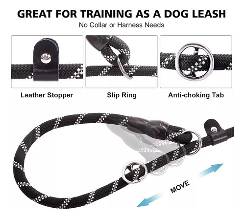 Correa Para Perro Resistente Ajustable Reflejante Mr Wuff Color Rojo