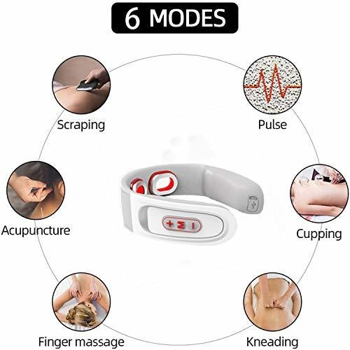 Masajeador Eléctrico De Cuello Con Pulsos Portatil