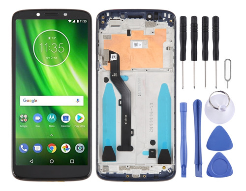 Lcd Screen With Frame For Motorola Moto G6 Play Bra Edition