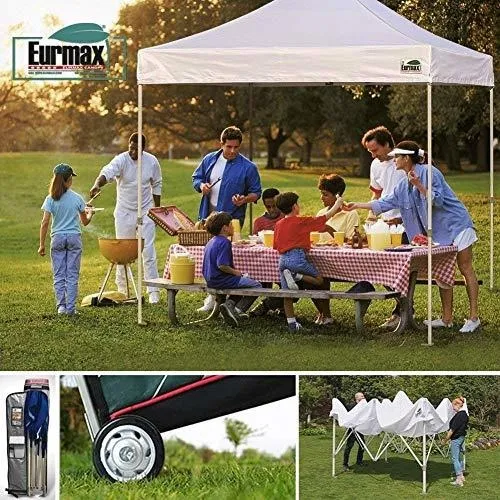Carpa Desplegable Eurmax De 5 X 5 Ez, Toldo Instantáneo Para
