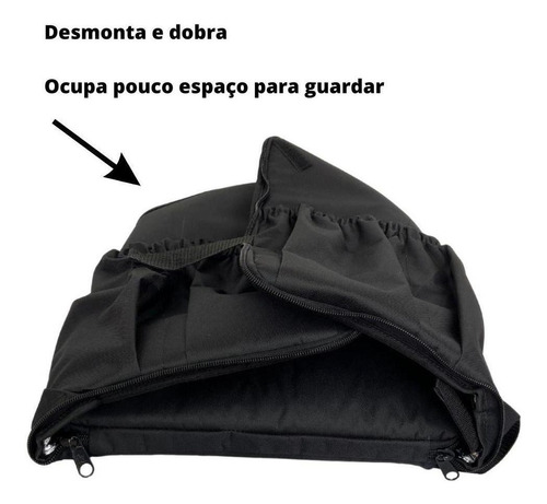 Mochila Isobag Pizzaria Motoboy Entregador Pizza Desmontável