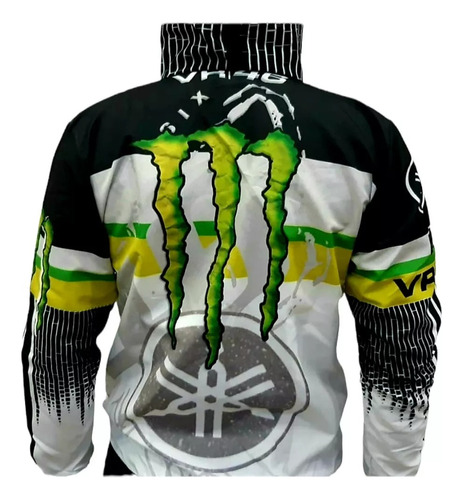 Campera Yamaha Moto Bike Enduro Cross Carbono