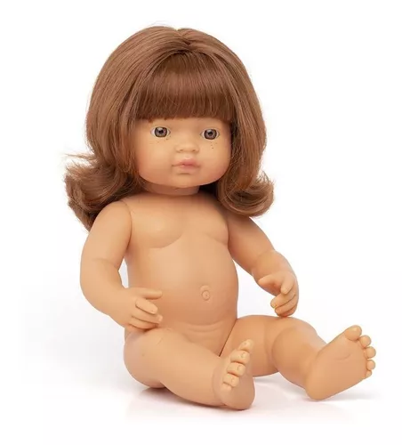 muñeco bebé sexuado africano 21 cm.