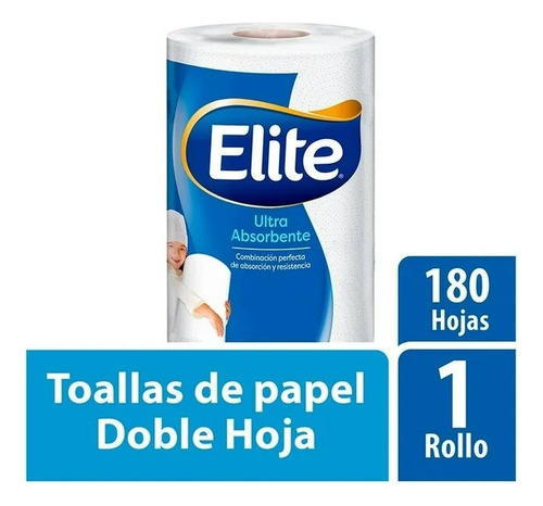 6 Pza Toalla De Papel Elite Megaroll 1 Rollo De 180 Hojas Do