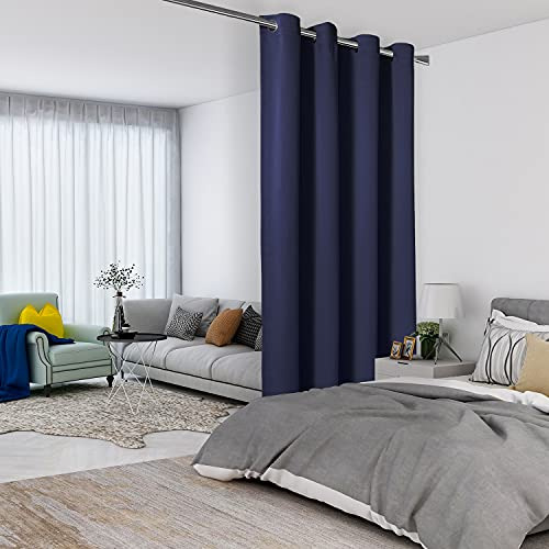 Lordtex Cortinas Divisoras De Habitacin Color Azul Marino,