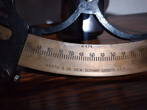 Imagen 3 de 10 de Antiguo Sextante Dirección Navegación Hezzanith Ara London