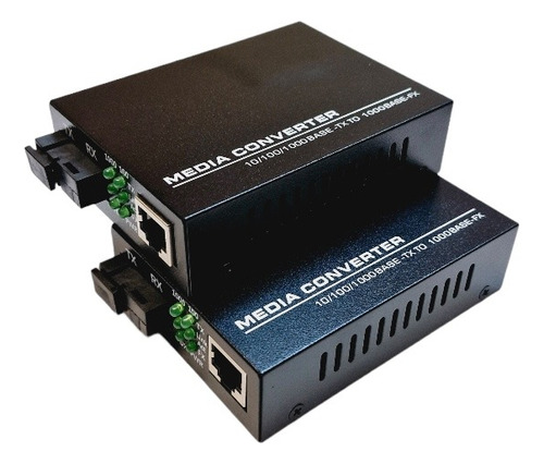 Media Converter De Fibra Optica Monomodo 1ghz 1310/1550 10km