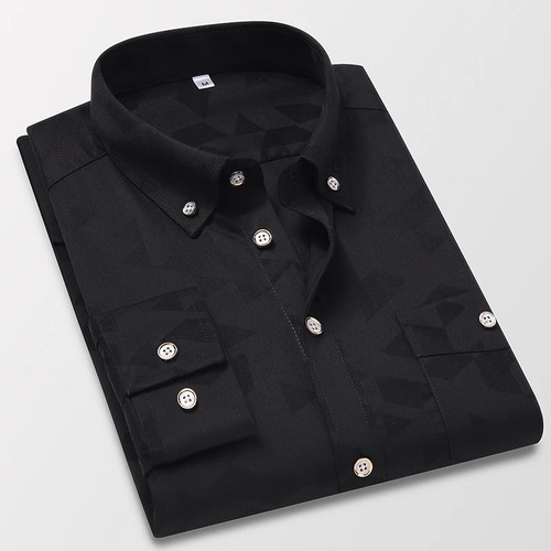 Camisa De Manga Larga A Cuadros Para Hombre, Camisa Casual D