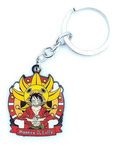 Llavero One Piece Monkey D Luffy Anime De Colección