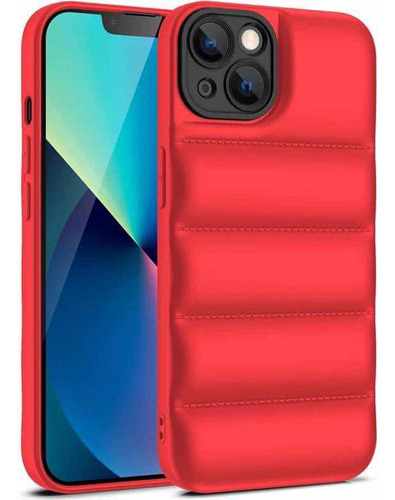 En Stock Abfa Shop Case Puffer Jacket iPhone 15 Pro Rojo