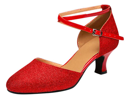 Zapatos De Baile Latino M Para Mujer, Tango, De Salón, Con L