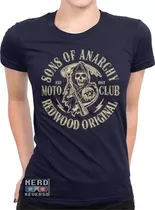 Comprar Remera Baby Look Sons Of Anarchy Opie Jax Tig Juice S