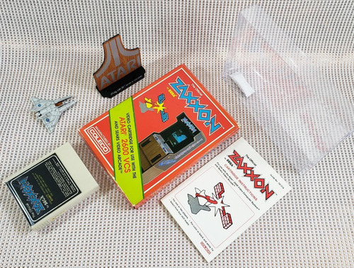 Zaxxon [ Atari 2600 Cib ] Coleco Caixa Completo Manual +case