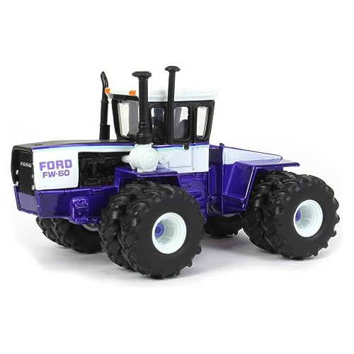 Ertl 1-64 Tractor Ford Fw-60 4wd Morado Con Dobles Delantero