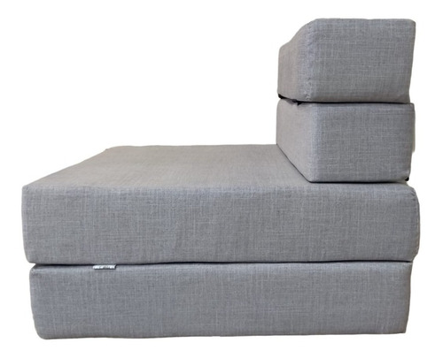 Sofa Cama Individual Sillon Plegable Puff Estancia Descanso