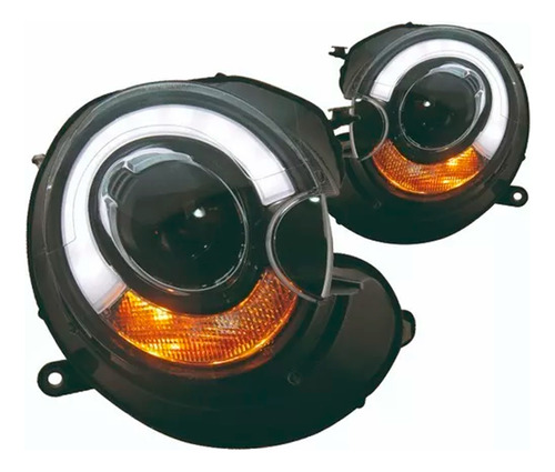 Faros Mini Cooper Con Tubo De Led 2007-2013 (precio X Par)