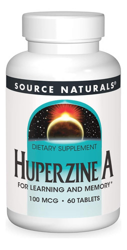 Huperzine A 100 Mcg - 60 Tabletas Source Natuals