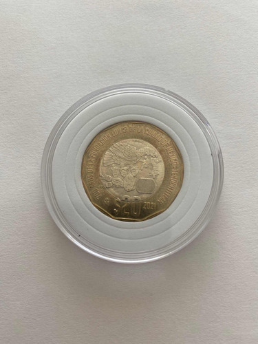 Moneda Conmemorativa Mexicana De 20. 700 Años Fundacion