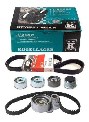 Kit Distribucion Kügellager Para Toyota Hilux + Poly V Para