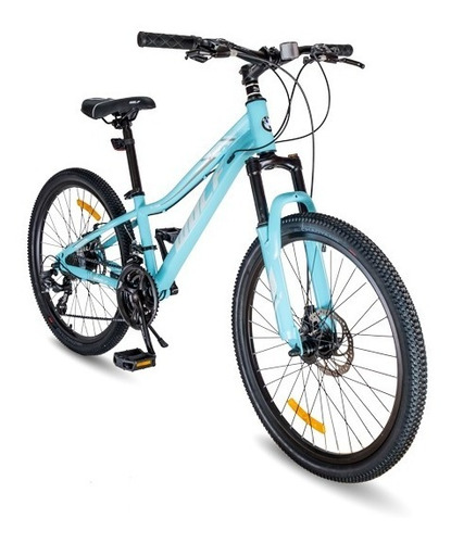 Bicicleta Wolf Turquesa Niños Rod 24 Tsuy