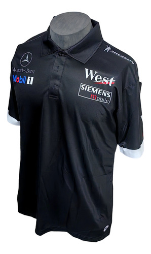 Polera Deportiva Formula 1 Mclaren-mercedes 2001 K.raikkonen