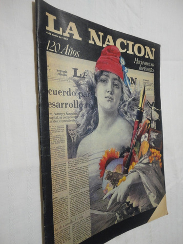  Revista La Nacion 120 Años - Enero 1990
