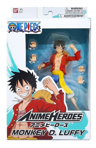 Anime Heroes, One Piece, Monkey D. Luffy - Bandai - Figura