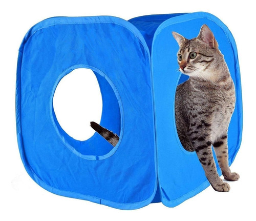 Casa Cubo Desplegable Para Gato Juguete