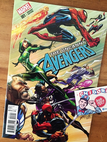 Comic - Uncanny Avengers #1 Scott Campbell Variant