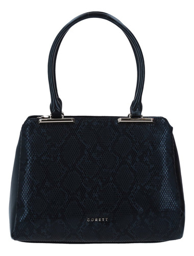 Tote Gorett Estampado Animal Print Color Negro Para Mujer