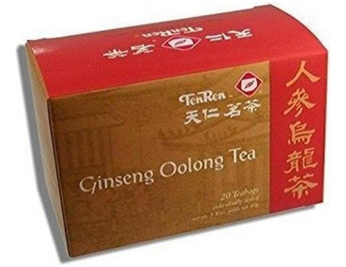 Té Tenol Ginseng Oolong (20 Bolsitas De 