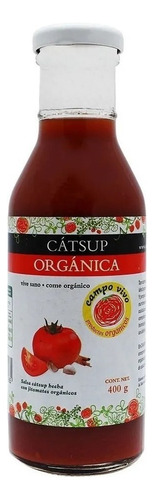 Salsa Catsup Orgánica Campo Vivo 400g.