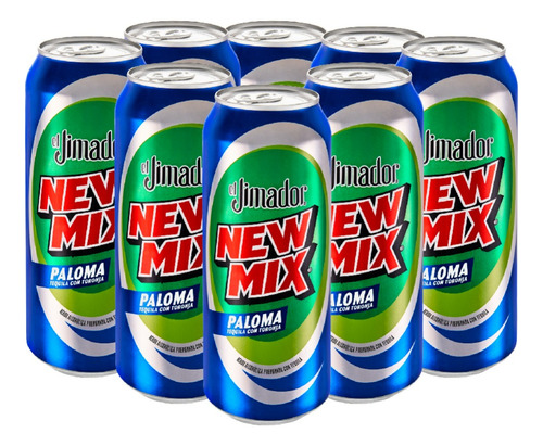 Bebida Preparada New Mix Paloma 473 Ml - Pack Con 6 Latas