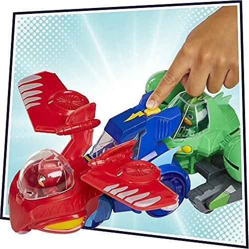 Pj Masks - Juguete Preescolar Combinador Jet 3 En 1, Juego D