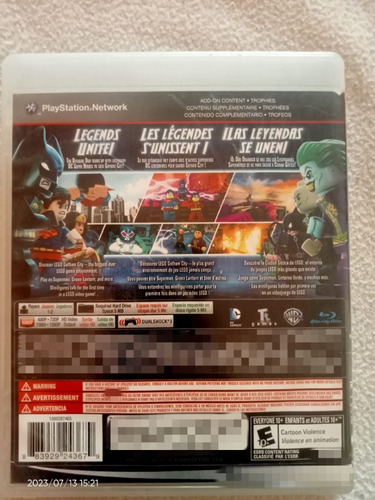 Batman 2 Lego Dc Super Heroes Ps3 (Usado)