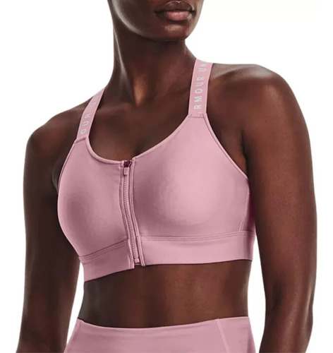 Sports Bra Fitness Under Armour Infinity High Rosa Mujer 137