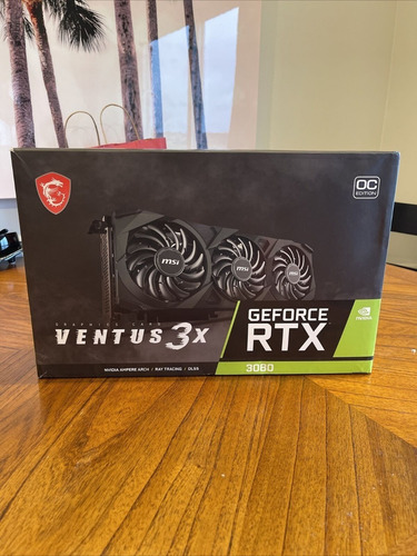 Imagen 1 de 5 de Msi Geforce Rtx 3080 Ventus 3x 10g Oc 10gb Gddr6x Graphics