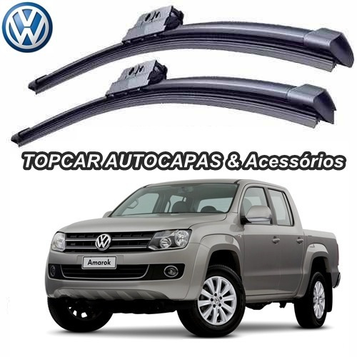 Par Palhetas Limpador Para-brisas Específicas Amarok 2013/18