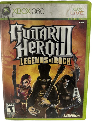 Guitar Hero 3 Legends Of Rock Xbox 360 Original *play Again* (Reacondicionado)