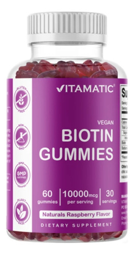 Vitamatic Biotin 10.000mg 60 Gomitas 