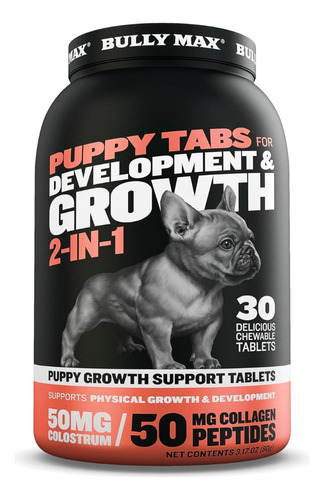 Bully Max Perros Puppy Muscular Premium X30 Tabletas Y A 