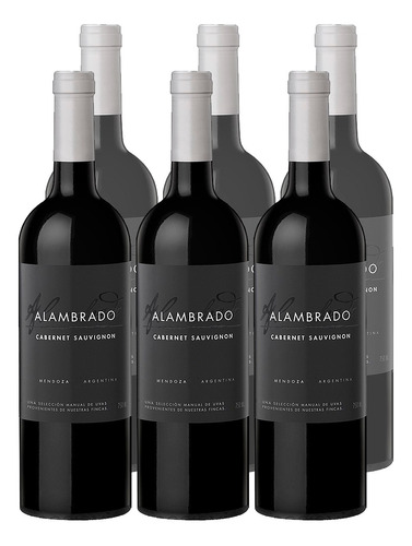 Vino Alambrado Cabernet Sauvignon 750 Ml Caja X6 Unidades