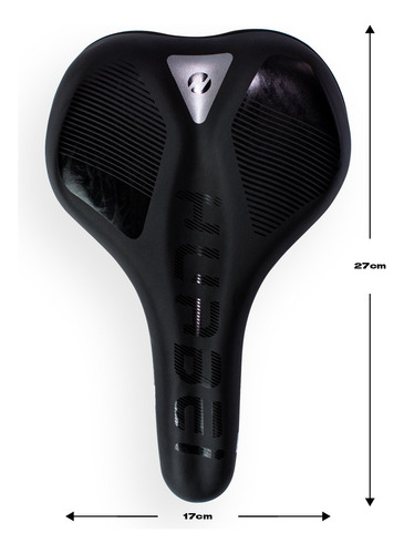 Asiento Para Bicicleta Mtb Color Negro Gris Fg Bikes Pza.
