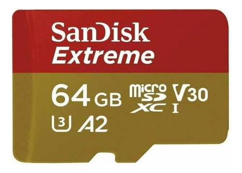 Memoria Micro Sd Sandisk Extreme 64gb Sdsqxah-064g-gn6ma