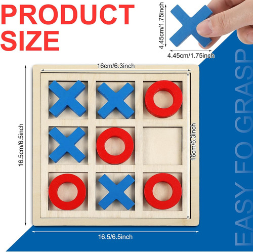 Juego De Madera Jumbo De Tic Tac Toe Actividades De Demencia