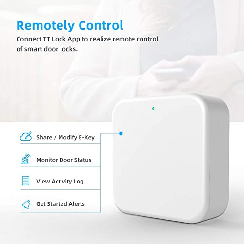 Puerta De Enlace Wi-fi Con Control Remoto, Cerradura De Puer