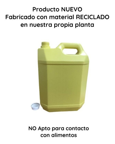 Bidones Plasticos 10 Litros Nuevo Color Rec X 40 Un.