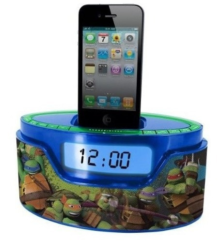 Nickelodeon Teenage Mutant Ninja Turtle iPod Reloj Radio Doc