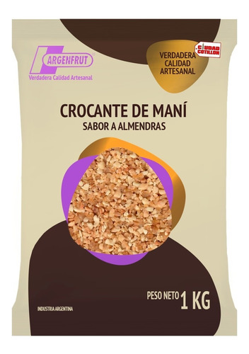 Crocante Maní Sabor Almendras 1 Kg Argenfrut - Ciudad Cotill