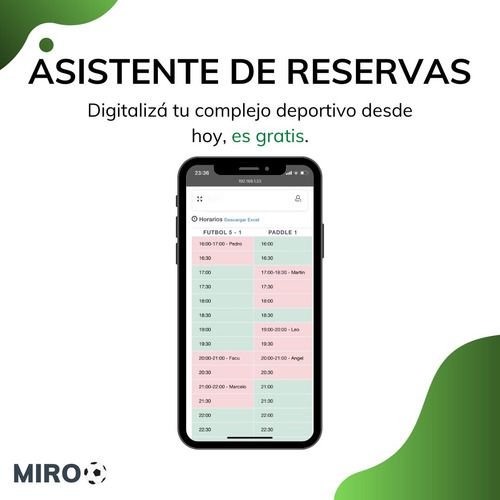 Imagen 2 de 5 de Sistema De Gestión Para Complejos Deportivos
